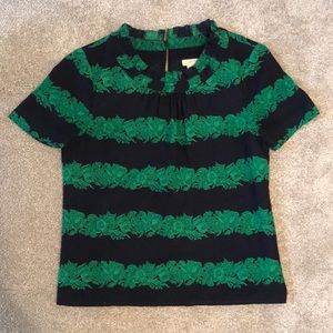 Jcrew Short Sleeve Blouse - Size 00